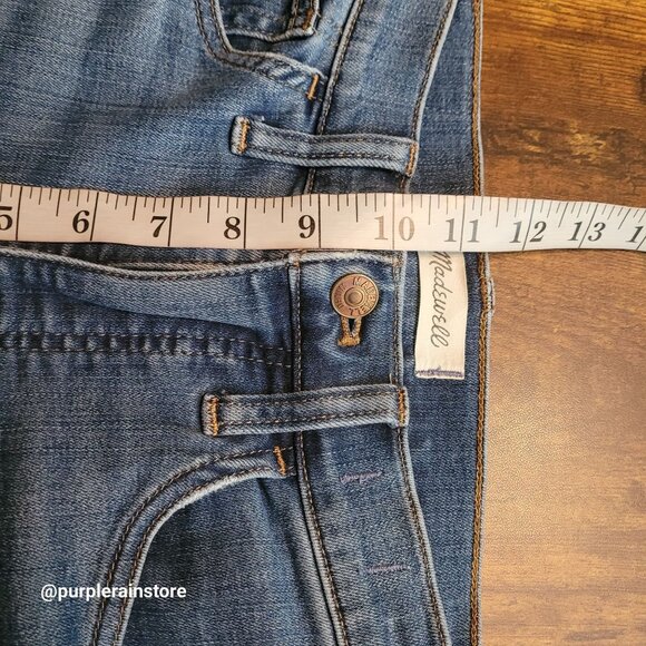 Madewell Jeans 28 Skinny 10" High Rise Leavitt Wash M6234 Tummy Control Stretch - Picture 10 of 13